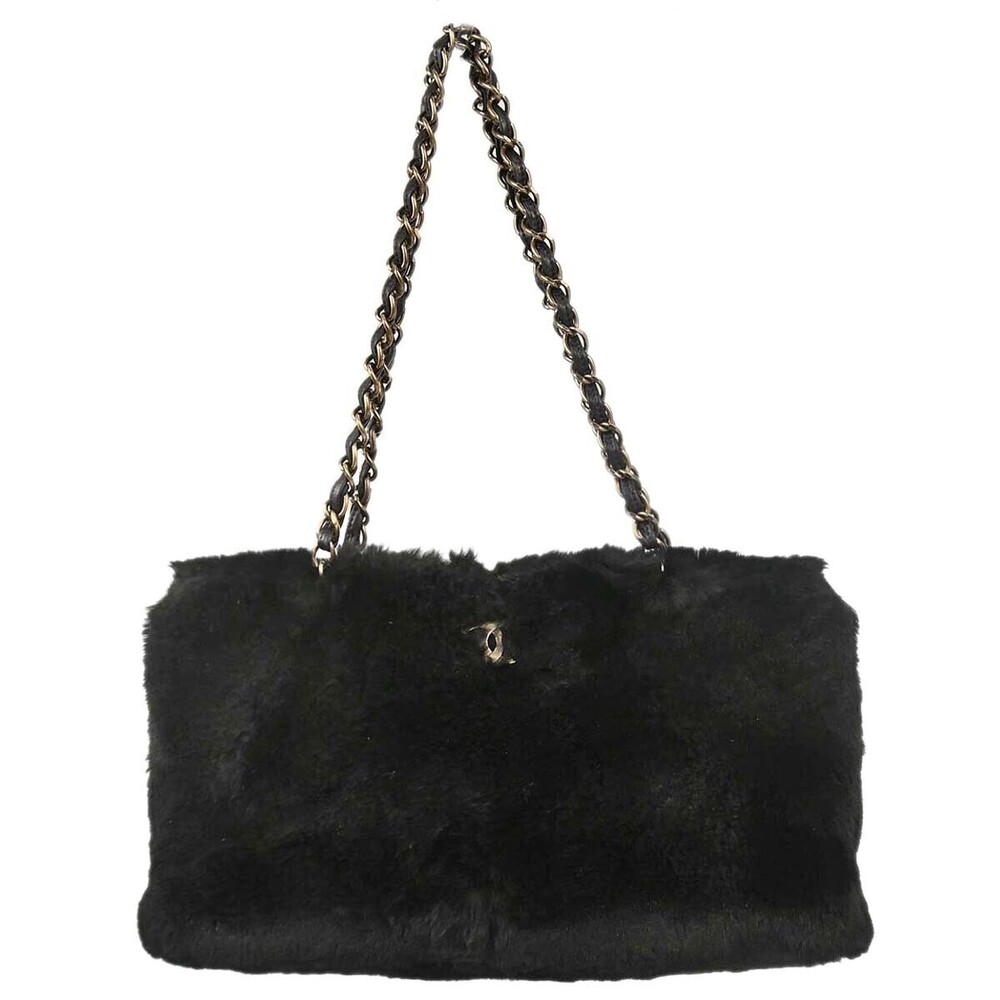 Chanel Chain Lapin Fur Large